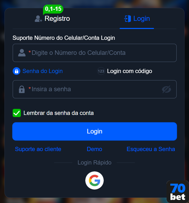 70bet.com descubra dinâmico jogo